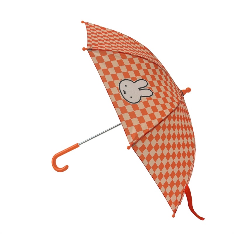 Miffy Umbrella Red Peach Checkerboard Small