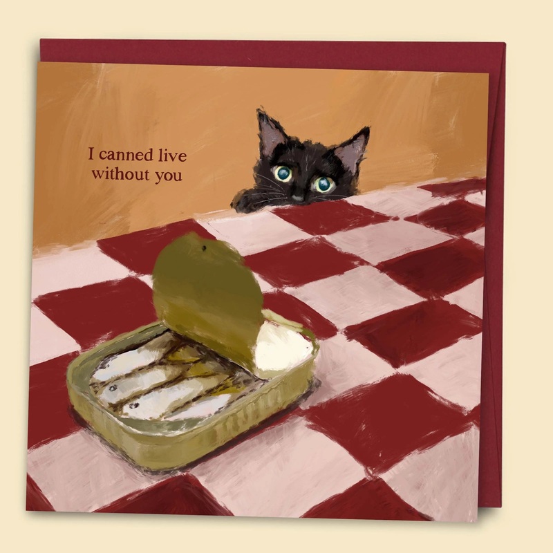 Papernest I Canned Live Without You Card