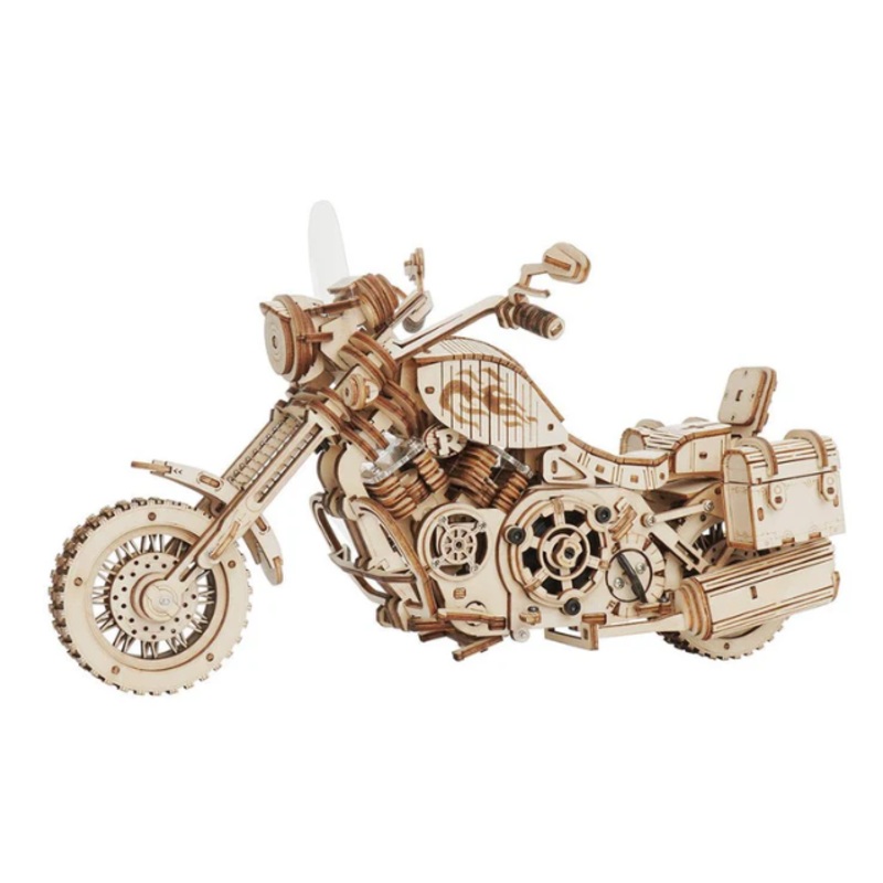 Robotime 3D DIY Wooden Puzzle Cruiser Motorcycle LK504