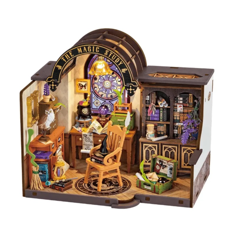 Robotime Rolife The Magic Study DIY Miniature House DG166