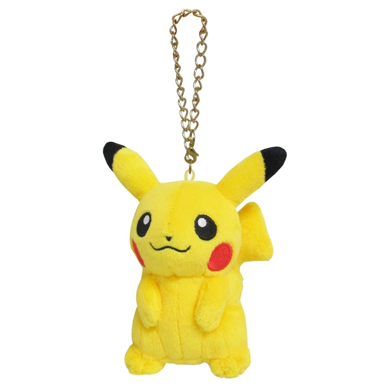 Sanei Boeki Pikachu Plush Mascot 11cm - Official Pokemon All Star Collection