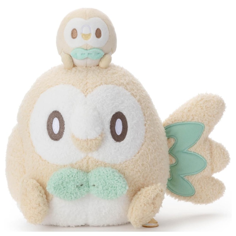 Takara Tomy Pokemon Pokepeace Rowlet Mini Plush Doll Japan Official Plush