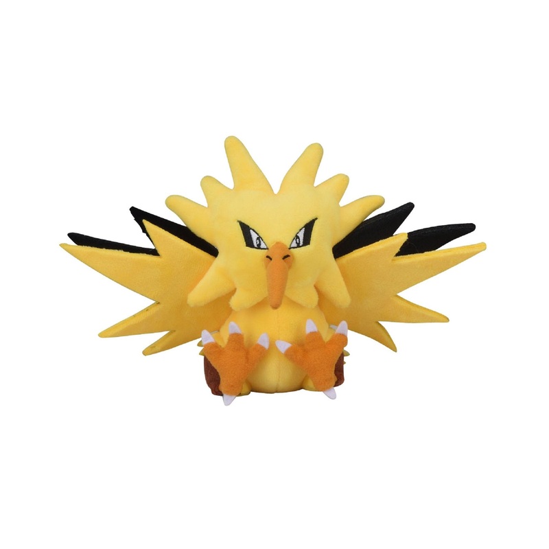 POKEMON CENTER ORIGINAL  Plush Doll Pokemon Fit Zapdos