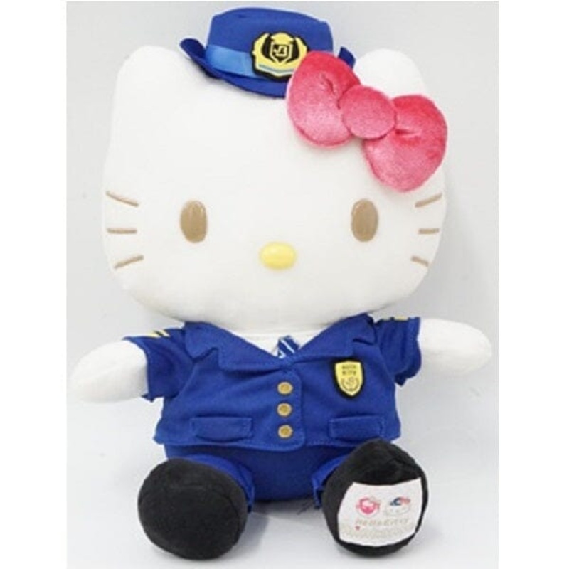 Hello Kitty Plush (Shinkansen Station Uniform) - Sanrio Characters