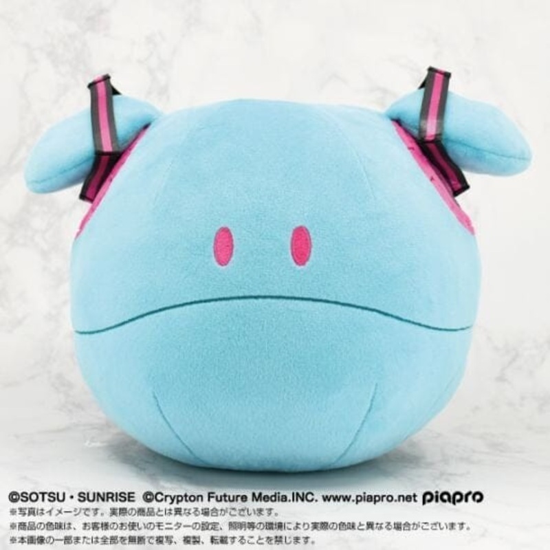 Miku Haro Plush - Gundam 45th Anniversary x Hatsune Miku