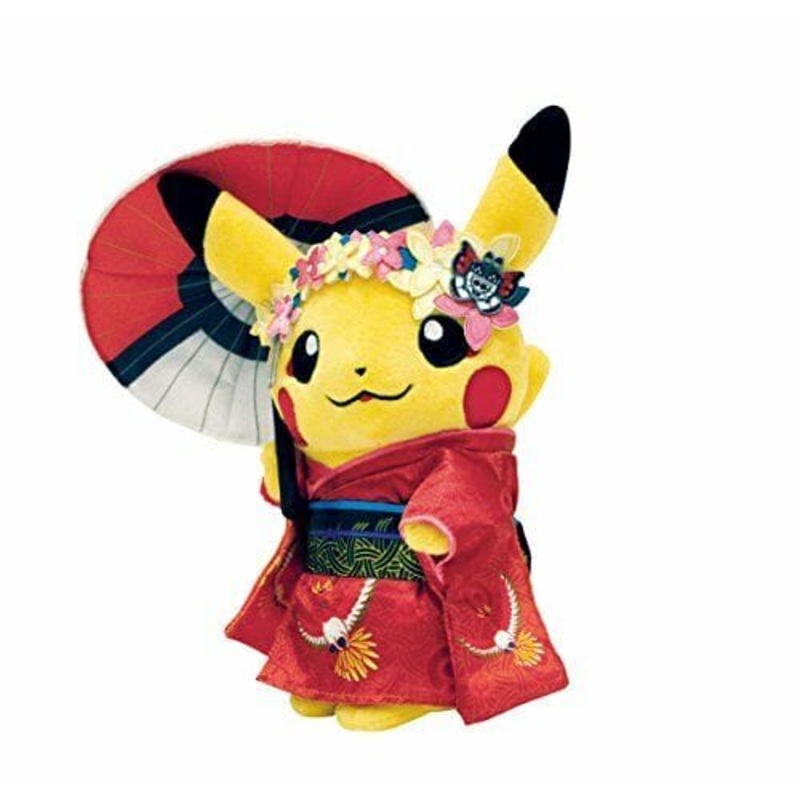 Pikachu Plush Maiko-Han Standing (Pokmon Center Kyoto 2016 Grand Opening)