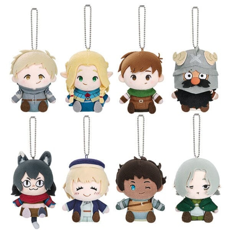 Collectible Finger Puppet Mascot Keychains - Delicious in Dungeon (8Pcs/BOX)