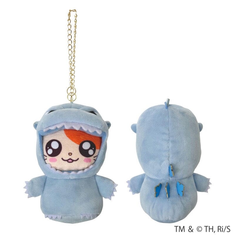 Godziham-kun (B) Mascot Plush Keychain - Godzilla x Hamtaro