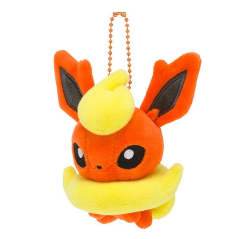 Flareon Motchiri (chubby) Mascot Plush Keychain Pokmon Dolls
