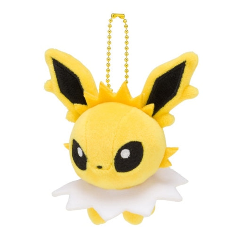 Jolteon Motchiri (chubby) Mascot Plush Keychain Pokmon Dolls