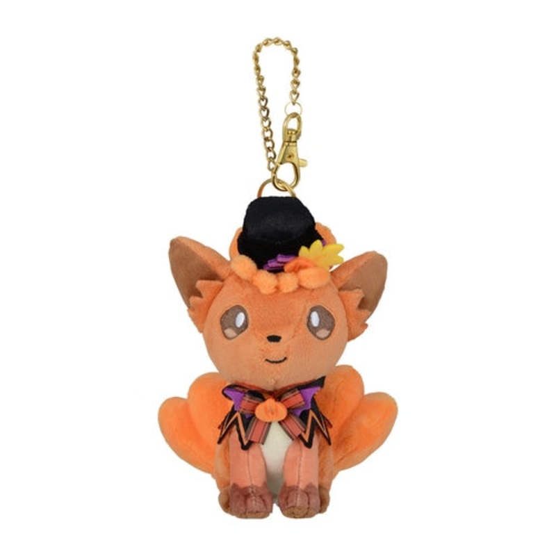Vulpix Mascot Plush Keychain Halloween Harvest Festival