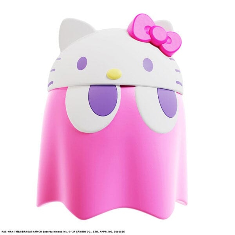 Ghost Hello Kitty Chibi Collect Figure Deluxe - Pac-Man x Sanrio Characters