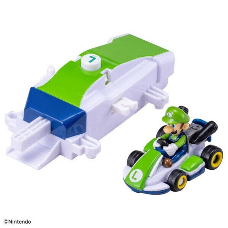 Luigi & Standard Kart Drift Starter Set - Drift TOMICA X Mario Kart