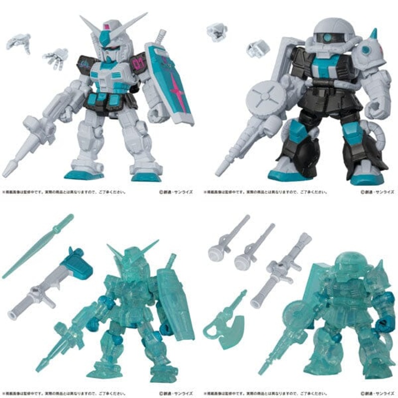 MOBILE SUIT ENSEMBLE -Hatsune Miku color Ver.- Gundam X Miku Anniversary Special project. (10Pcs/BPX)