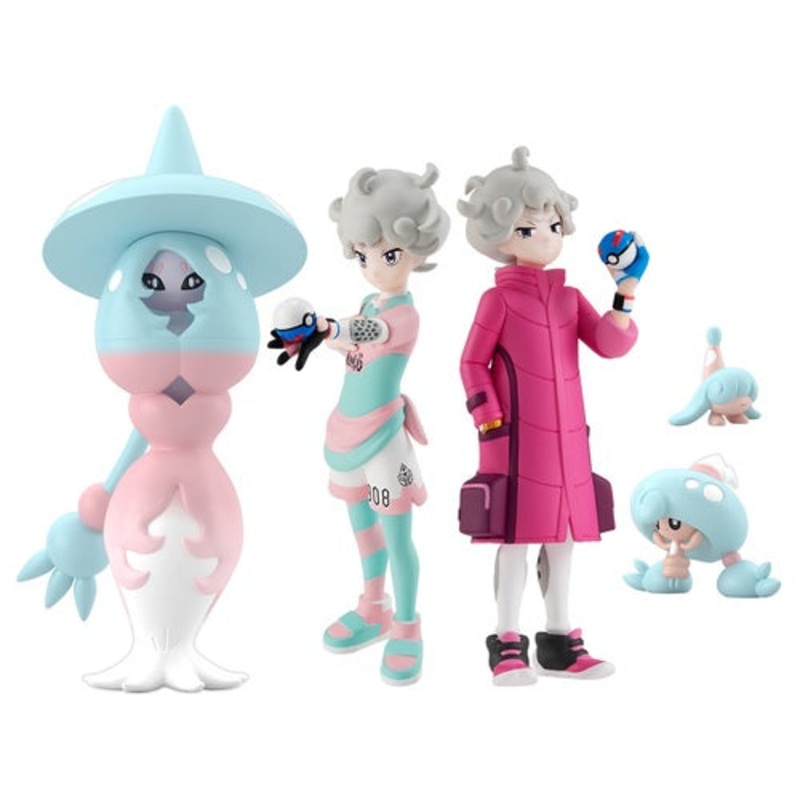 Pokmon Scale World Galar Region Bede, Hatenna, Hattrem & Hatterene Five-Pack
