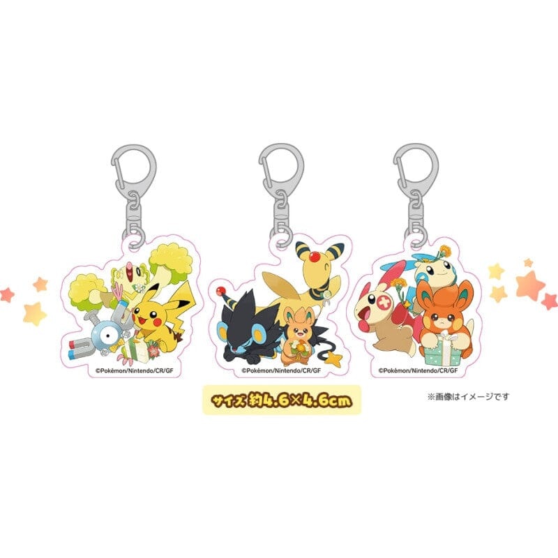 Acrylic Keychain Pokmon Center Burst! 8th Anniversary (1pcs/Random)