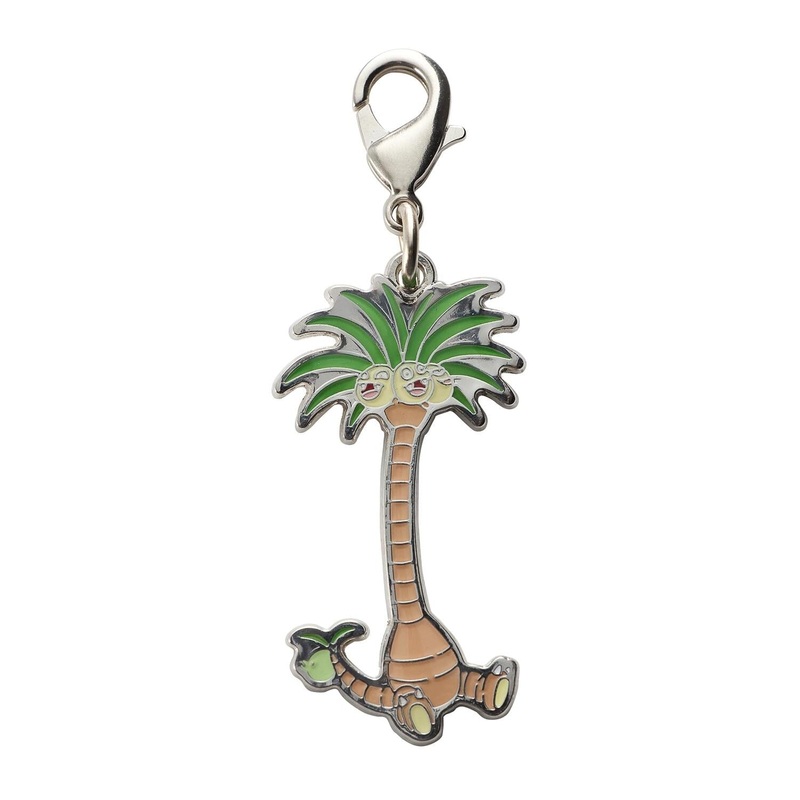Alolan Exeggutor - National Pokdex Metal Charm Keychain #A103
