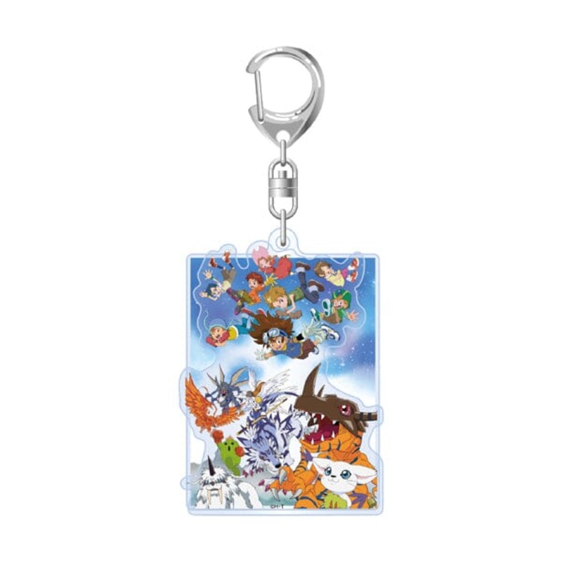 Champion Stage 2 Layered Acrylic Keychain - Digimon Adventure