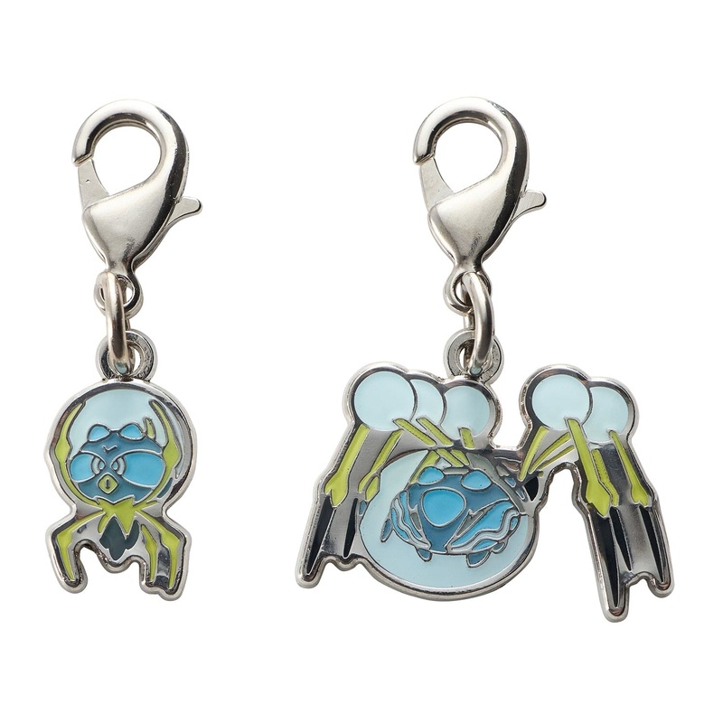 Dewpider, Araquanid - National Pokdex Metal Charm Keychain #751, #752