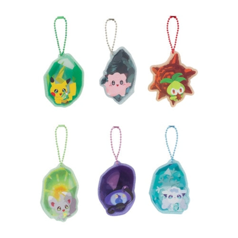 Keychains SHINKA NO ISHI Acrylic Charm Collection BOX (6 types selected randomly)