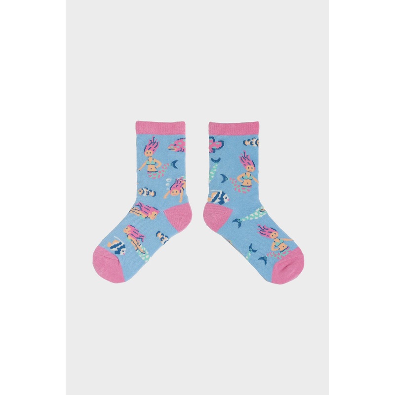 Mermaid Socks Ages 4 -6
