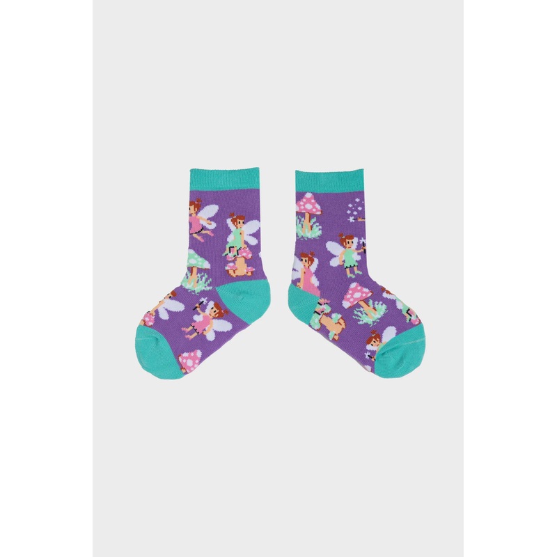 Mushroom Fairies Socks Ages 2 - 4
