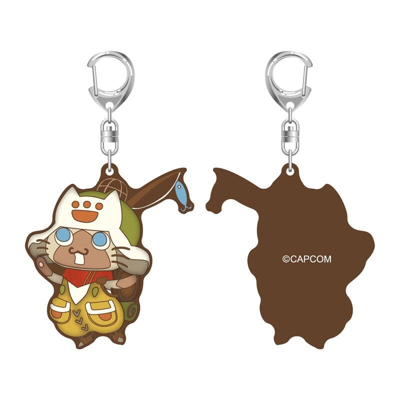 Palico Rubber Keychain - Monster Hunter Wilds