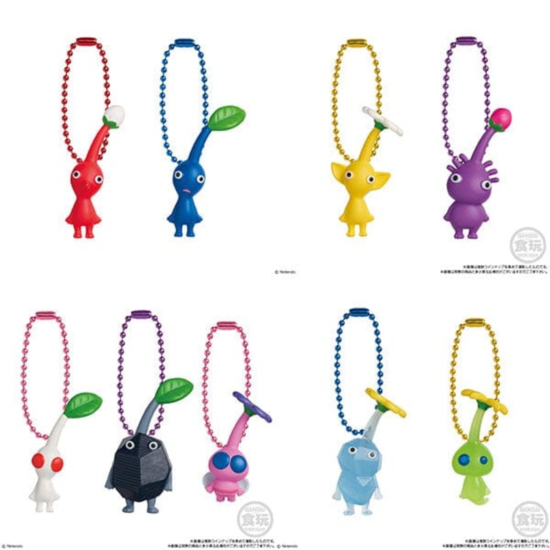 Pikmin Mascot keychain & Fruits Gummy 2 (12Pcs/BOX)