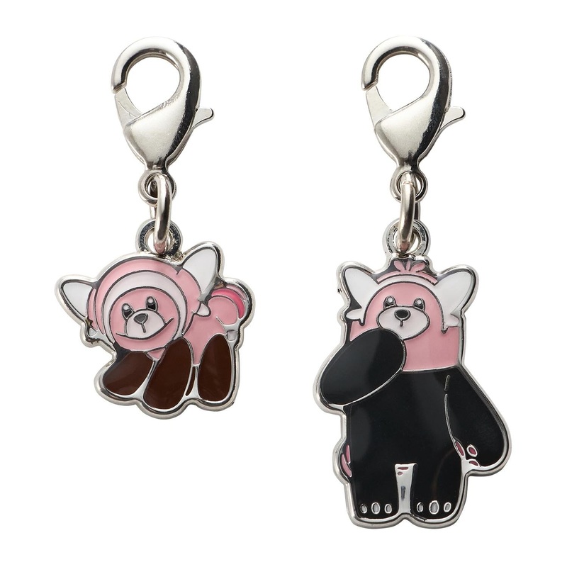 Stufful, Bewear - National Pokdex Metal Charm Keychain #772, #773