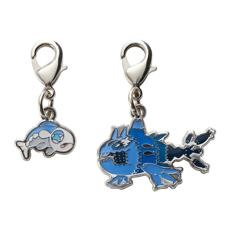 Wishiwashi (Solo Form), Wishiwashi (School Form) - National Pokdex Metal Charm Keychain #746