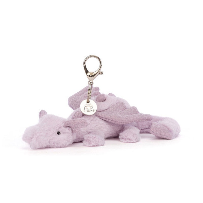Bag Charm Lavender Dragon
