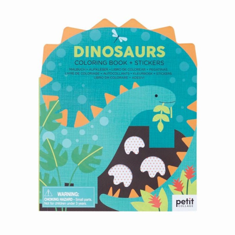 Colouring Book with Sticker - Dinosaurs
