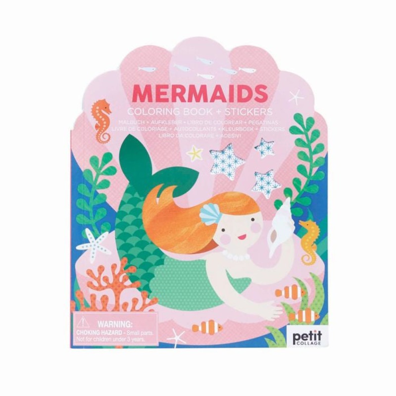 Colouring Book with Sticker - Mermaids
