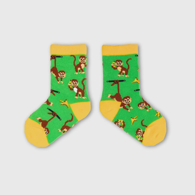 Monkey Socks - Ages 2-4