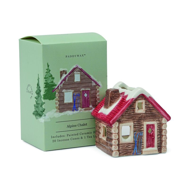 No.05 Alpine Chalet Style Incense & Tea Light Holder