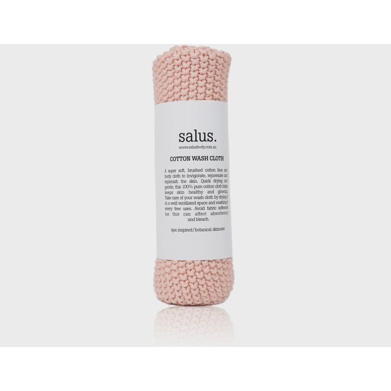 Pink Cotton Wash Cloth