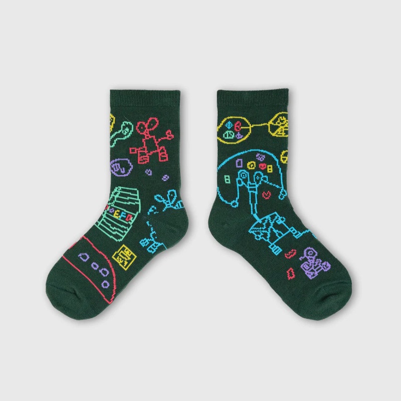 Spencer's Squiggles Socks - Ages 4 - 6