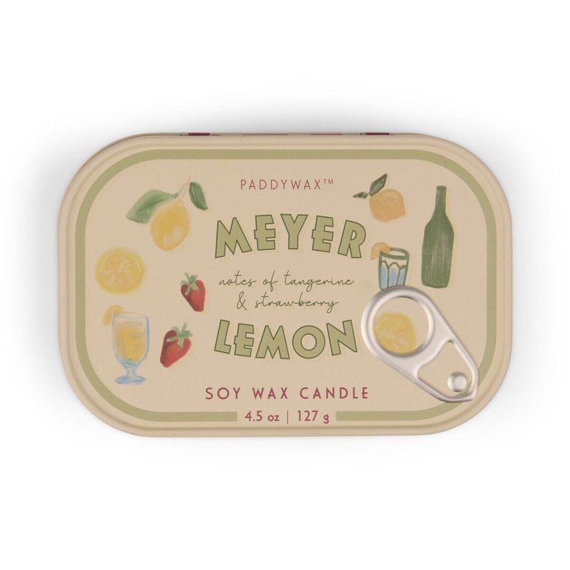Bistro 4.5oz/127g Tin Candle - Meyer Lemon