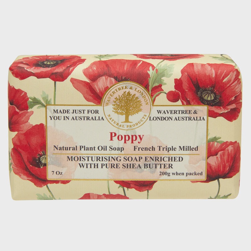 Natural Plant Oil Soap - Poppy