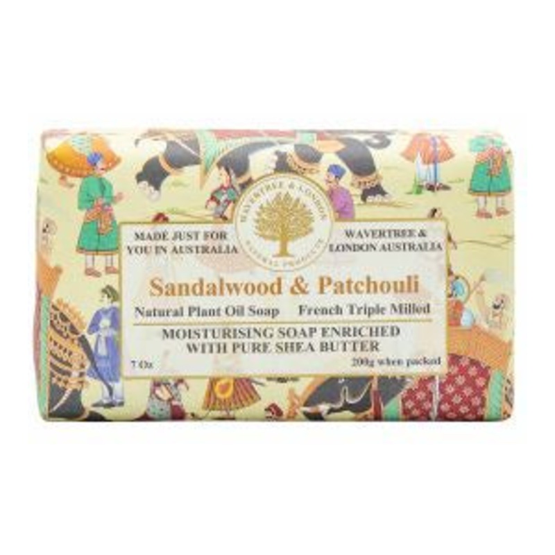 Natural Plant Oil Soap - Sandalwood & Patchouli