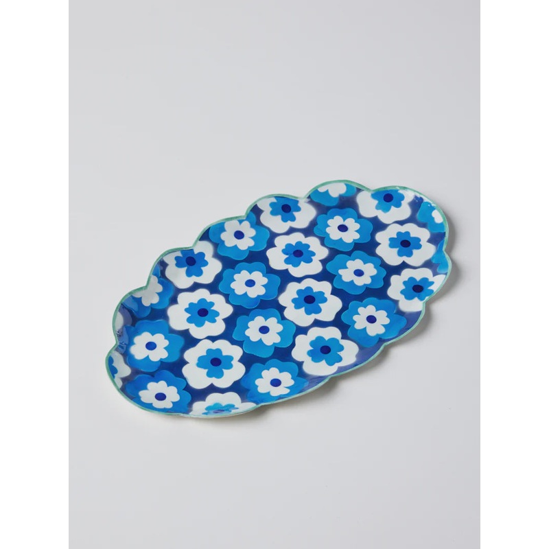 Poppy Blue Tray
