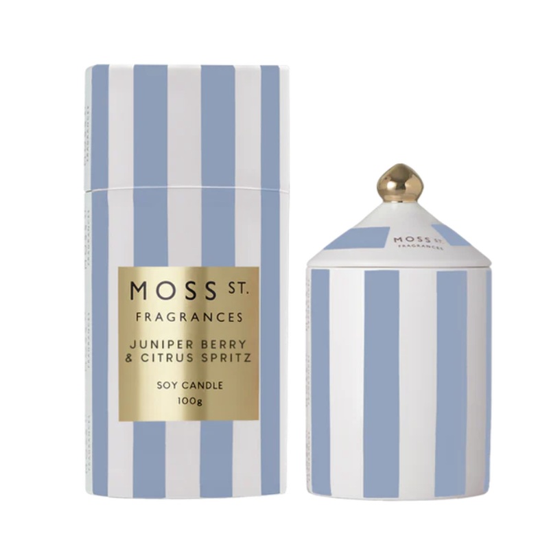 Ceramic Candle 100g - Juniper Berry & Citrus Spritz