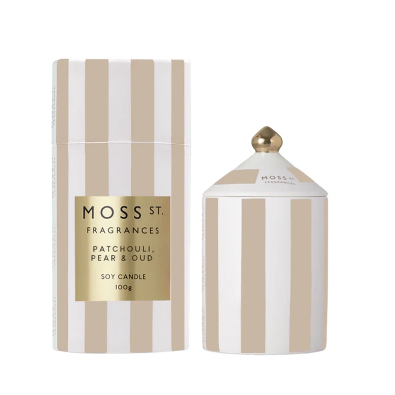 Ceramic Candle 100g - Patchouli Pear & Oud