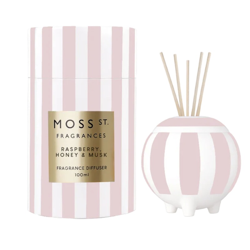 Ceramic Diffuser 100ml -Raspberry Honey & Musk