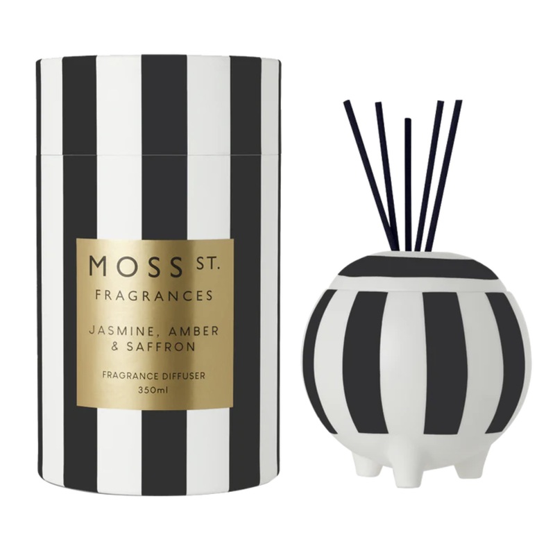 Ceramic Jasmine Amber & Saffron - Large Diffuser