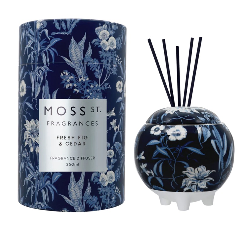 Ceramic Large Diffuser 350ml - Fresh Fig & Cedar