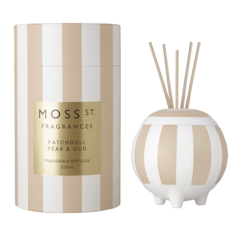 Ceramic Large Diffuser 350ml - Patchouli Pear & Oud