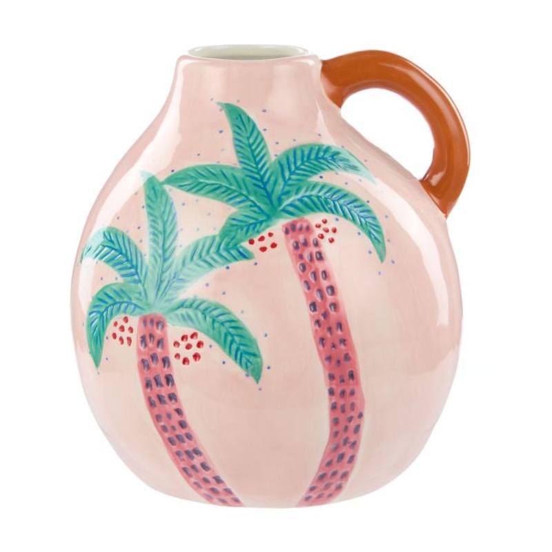 Palmer Pink Coconut Palm Vase