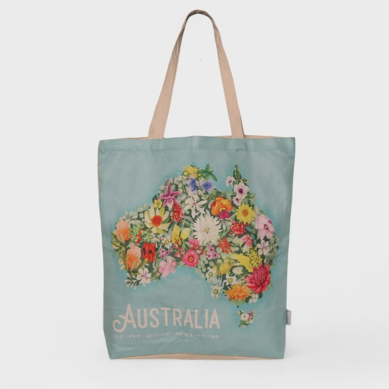Shopping Tote - Gday Australia Map