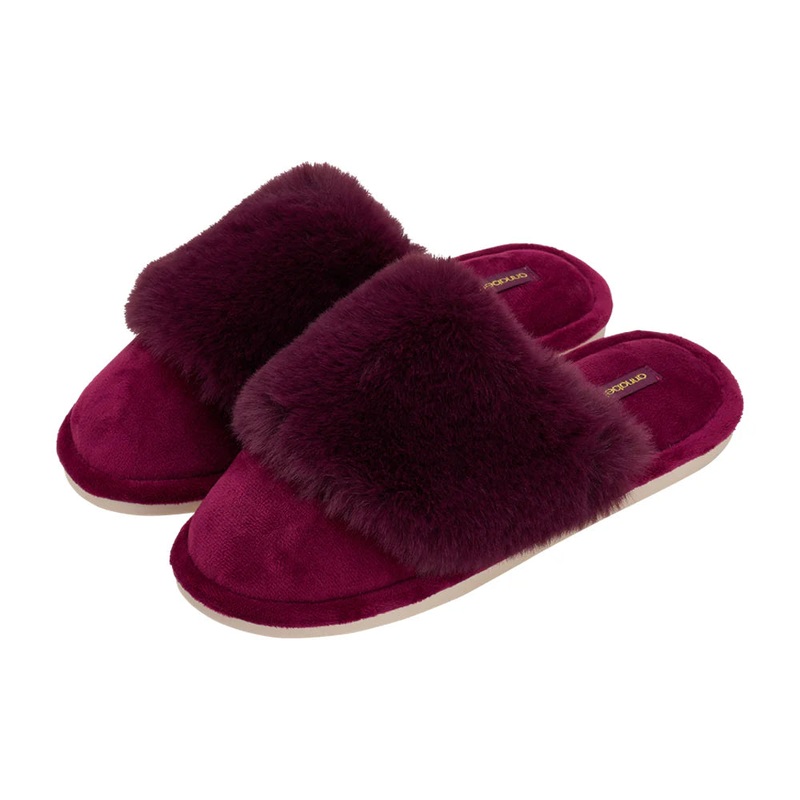 Slippers - Cosy Luxe - Mulberry